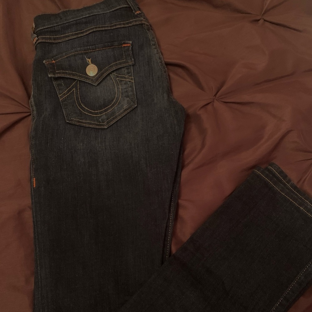 True Religion straight dark jeans